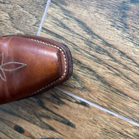 Tony Lama two tone Vintage Men’s Boots Classic Snip Toe USA 10